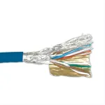 Pataisinis kabelis ACT CAT6 S/FTP PVC vytas mėlynas 305 m