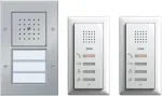 Gira 049544 vielinis domofono komplektas 2-jų &scaron;eimų namui, aliuminis