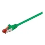 Wentronic Goobay CAT 6 jungiamasis laidas, S/FTP (PiMF), žalias, 10 m - LSZH halogenų neturintis, varinis (68294)
