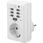 Analoginis laikmatis Renkforce 1289333 1800W IP20 su prieblandos funkcija