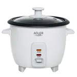 Ryžių virimo aparatas Adler AD 6418, juodas, nerūdijantis plienas, 1000 W