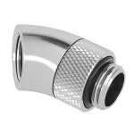 Barrow 45&deg; pasukamas adapteris G1/4 vyri&scaron;kas į G1/4 moteri&scaron;kas, sidabrinis, modelis TWT45-B01 s
