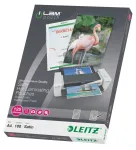 Leitz iLAM Matt A4 laminavimo mai&scaron;eliai, 125 mikronų, pakuotė po 100 vnt.