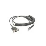 Zebra CBA-R46-C09ZBR serijinis kabelis 2,8 m RS232 DB9 juodas