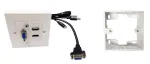 Sieninis jungiklio lizdas HDMI VGA USB A 3.5 mm Vivolink WI221293
