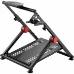 WheelStand Oplite GT PRO V2 reguliuojamo auk&scaron;čio sulankstomas lenktyninio vairo stovas &ndash; juodas