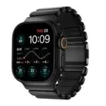 NOMAD Stratos Band &ndash; titano apyrankė, skirta Apple Watch 49 mm, su FKM (juodas titanas, juodas FKM)