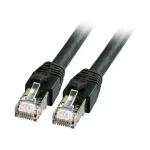 EFB-Elektronik RJ45 jungiamasis kabelis Cat.8.1 S/FTP LSZH BC juodas 5m (K5528SW.5)