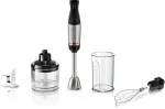 Bosch Serie 6 MSM6M622 virtuvinis smulkintuvas 0,6 L termo smulkintuvas 1000 W Juoda, Nerūdijantis plienas