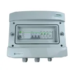 EMITER Switchgear Attached AC Hermetic IP65 EMITTER su apsauginiu nuo vir&scaron;įtampių Noark Type 1+2, 50A 3 fazės, RCD Type A 63A/300mA