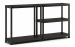 KETER Plastic Bookcase 5 Shelves XL 90 x 60 x 187 cm Grey/Black