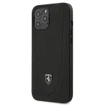 Ferrari Off Track Perforated Hard Case, skirta Apple iPhone 12 Pro Max 6,7 colio &ndash; juoda