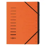 Pagna 40059-12 12 skyrių dokumentų tvarkymo aplankas, A4, oranžinis