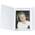 DAIBER Portrait Folders Sprint-Line 13x18 White (100 Pack)