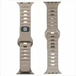 Evelatus Watch 42/44/45 Sport Silicone Loop Beige Grey