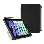 Pipetto Origami No3 Dėklas su Pie&scaron;tuko Laikikliu, skirta iPad mini (A17 Pro / 6 kartos), Juoda