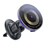 YESIDO 15W Air Outlet Car MagSafe Magnetic Wireless Charging Holder Black