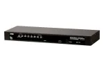 ATEN CS1308 8 prievadų USB-PS/2 VGA KVM jungiklis, QXGA, 1U, juodas
