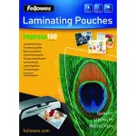 Fellowes A4 laminavimo mai&scaron;eliai blizgūs 100 mikronų, 100 vnt.