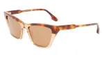 Victoria Beckham VB638S-218 Moteri&scaron;ki akiniai nuo saulės Havana Brown Gradient 55mm