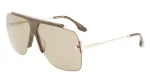 Victoria Beckham VB627S-207 Moteri&scaron;ki katinėlio formos akiniai nuo saulės Havana Brown Gradient 64mm