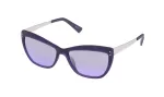 POLICE Moteri&scaron;ki Akiniai nuo Saulės S197156899X &ndash; UV400 apsauga, 56 mm lę&scaron;iai, pilno rėmo acetatinis rėmelis