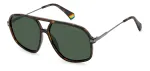 Polaroid PLD6182/S unisex akiniai &ndash; Havana vėžlio kiauto spalvos rėmelis, rudi poliarizuoti lę&scaron;iai, 59 mm
