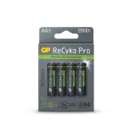 GP Battery (AA) Rechargeable ReCyko+ Pro Fast Flash, NiMH, 4 Blister, 2000mAh