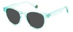 POLAROID Unisex PLD6175S5CBM9 Akiniai Havana Grey Blue Mirror 51mm