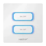 Synergy 21 LED Remote Control 2-Gang Smart Switch 2,4GHz Motion Sensor + Dimmer for Milight/Miboxer (White) (ESR2)