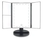 RIO MMFD-EU/1,6 24 LED Touch Dimmable Makeup Mirror, Black