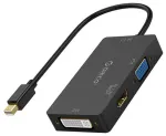 ORICO Mini DisplayPort į HDMI, VGA, DVI adapteris (juodas)
