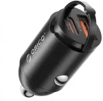 ORICO MR-30-2C-BK-EP 30W Dvigubas USB-C automobilinis įkroviklis, juodas