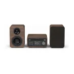 PURE ACOUSTICS Pure Classic Stereo Mini Stereo System DAB+/FM, Bluetooth, CD, USB, Brown/Walnut