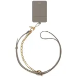 UNIQ Coehl Caryne 3-in-1 Universal Phone Lanyard with Card Wallet - Pebble