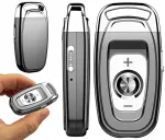 LUXURY-GOODS Hidden Mini Voice Recorder Key Fob Keychain Clip 16GB HD