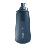LifeStraw Peak Series sulankstomas suspaudžiamas filtruojantis butelis, 1 L, Mountain Blue
