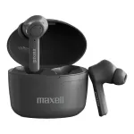 Ausinės belaidės Bluetooth Maxell Bass 13 Sync Up, juodos, su įkrovimo dėklu