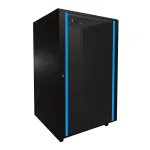 Laisvai pastatomas stovas Extralink Rackmount Cabinet 27U 800x800 Juodas, 600 kg talpa