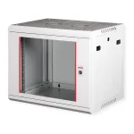 ROLINE 19 colių sieninė spintelė Basic Plus 9U, 600x450 mm (PxG), pilka