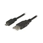 EFB USB 2.0 laidas A&ndash;Micro-B 5 kontaktų, 0,5 m, juodas, Classic