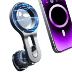 EXTRA DIGITAL Automobilinis magnetinis telefono laikiklis ventiliacijos angai &ndash; universalus laikiklis i&scaron;maniesiems telefonams su 360&deg; sukimu, N52 neodimio magnetais &ndash; juodas (HB390489)