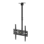MACLEAN MC-175 lubų laikiklis televizoriams nuo 37 iki 75 colių, 50 kg, VESA 400x400, juodas