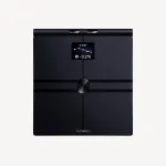 Withings Body Fit i&scaron;maniosios svarstyklės su segmentine kūno sudėties, metabolizmo ir &scaron;irdies sveikatos analize, medicinos prietaisas, juodos spalvos