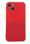 iLike kortelės dangtelis Samsung Galaxy A13 4G raudonas