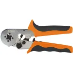 NEO Tools savireguliuojantis reples su reketu įvorių antgaliams 0,25&ndash;6 mm&sup2; (AWG 23&ndash;10), kvadratinis užspaudimas, ergonomi&scaron;ka dviejų komponentų rankena, 200 mm