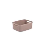 CURVER Jute pintinė S 5L 27x20x11cm rožinė - natūralaus džiuto daiktų laikymo pintinė