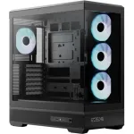 Kompiuterio korpusas AeroCool Geh Midi P500B-Digi Juodas