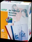 Leitz A4 terminio įri&scaron;imo vir&scaron;elis permatomas 40 lapų 80 g/m&sup2;, skirtas 177182, 17784 (177160)