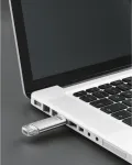 Hama C-Laeta 128GB USB 3.1 Gen 1 dviguba USB-A/USB-C &bdquo;flash&ldquo; atmintinė - sidabrinė 00213109